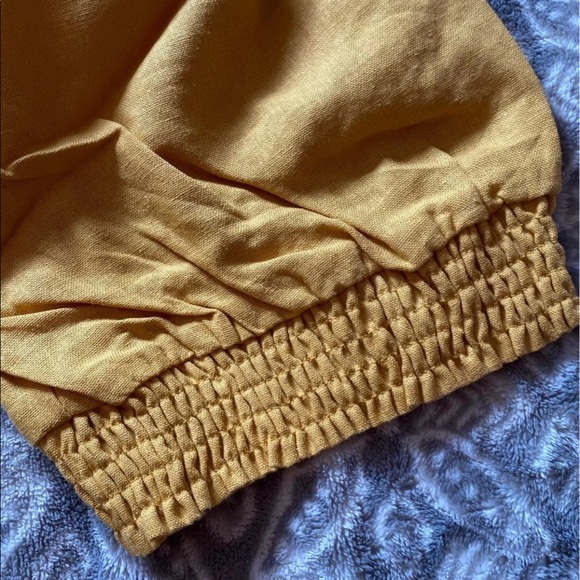 Ava & Viv Yellow Linen Dress - Picture 4 of 7